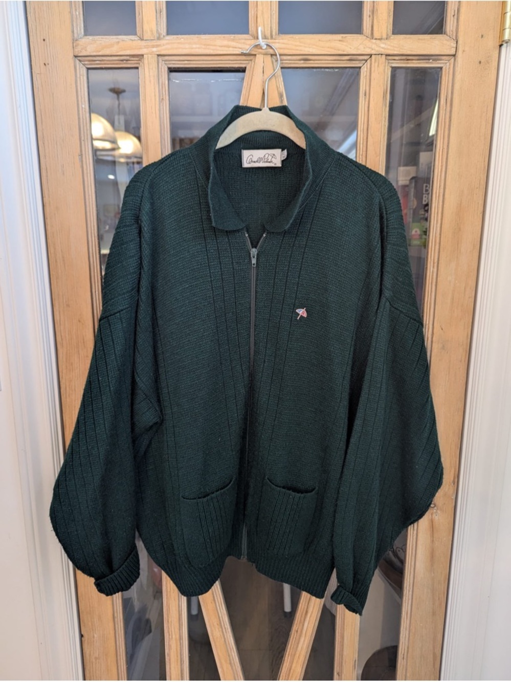 Vintage Arnold Palmer Eclectic Grandpa Coastal Cabincore Knit Cardigan Sweat